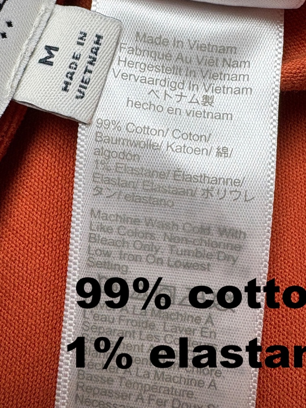 J. CREW Orange Corduroy Shirt Jacket M Cotton Button Front Overshirt Pockets - Picture 10 of 15